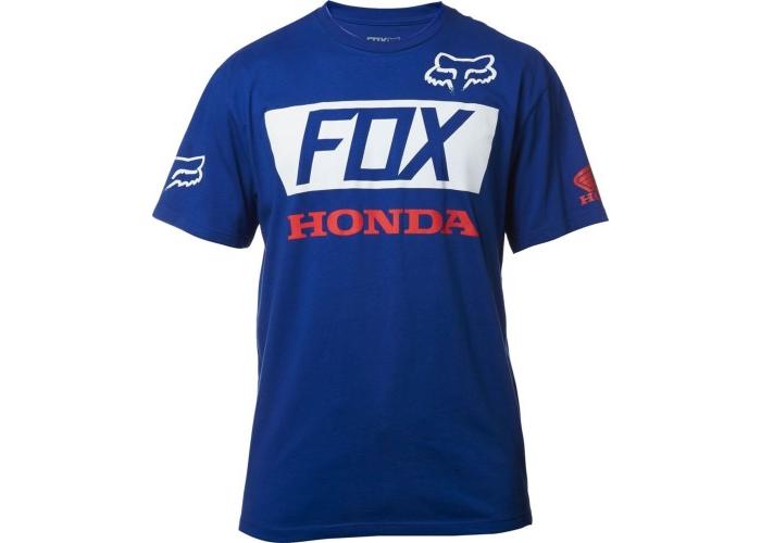 Tricou Fox Honda Basic culoare albastru marime XL